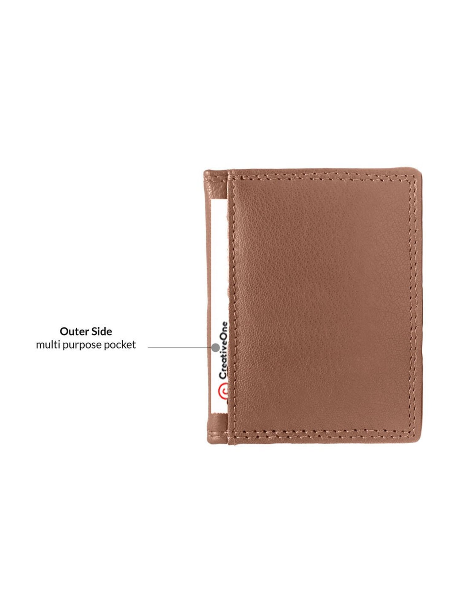 Louis Stitch Brunette Brown Leather Medium Toiletry Pouch