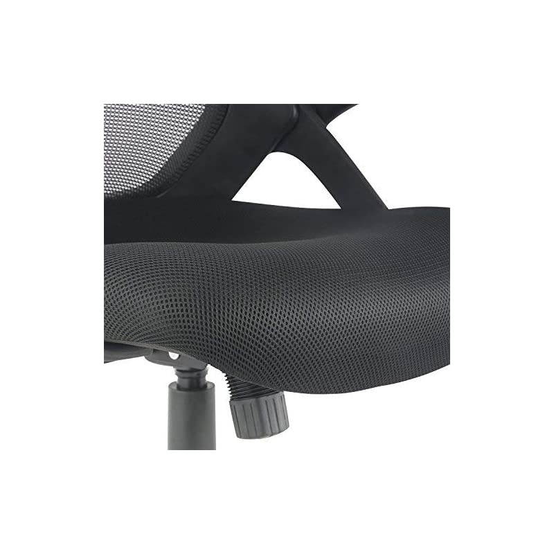 Sadia Office Chair in Mesh, Black