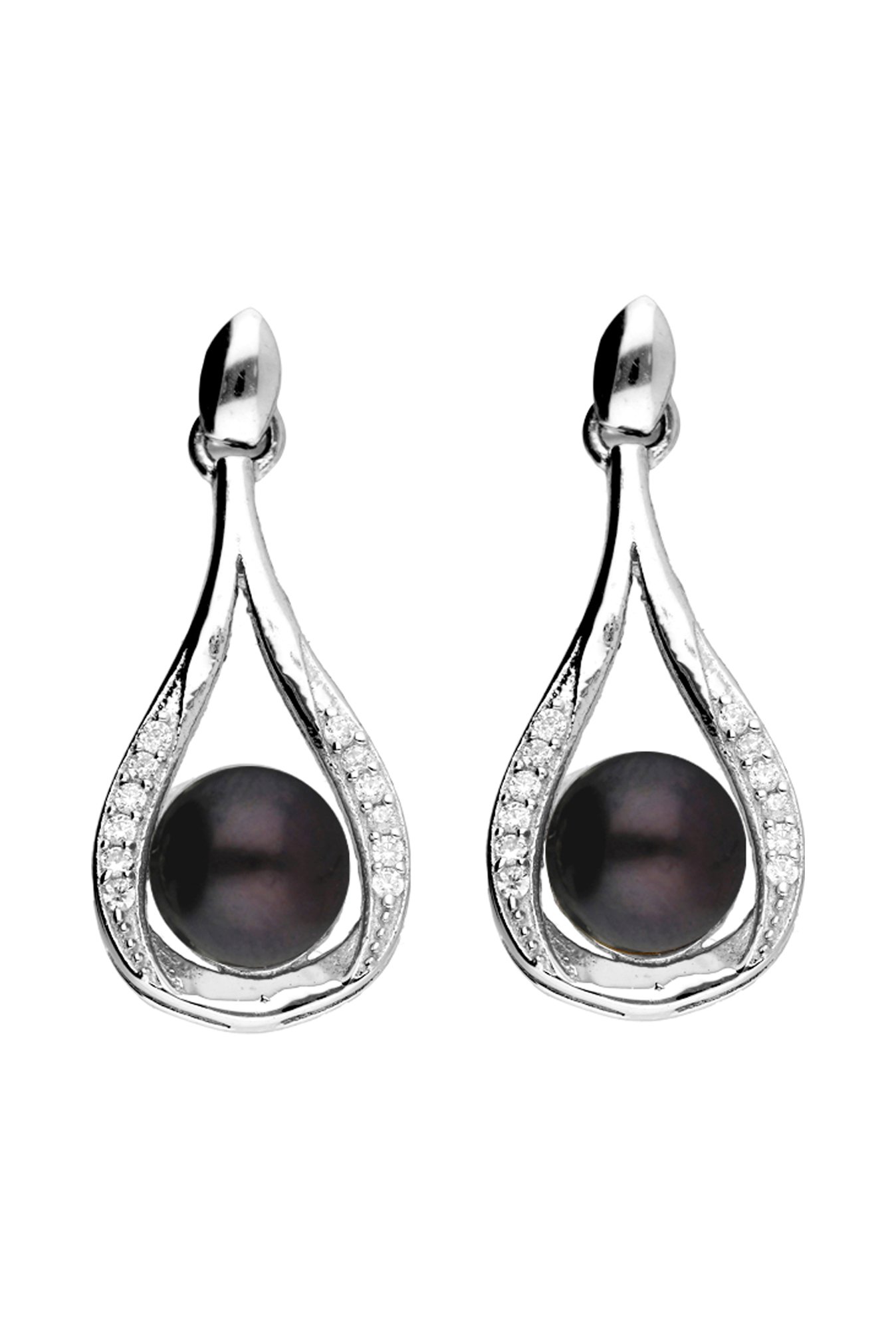 Sri Jagdamba Pearls 92.5 Sterling Silver Earrings