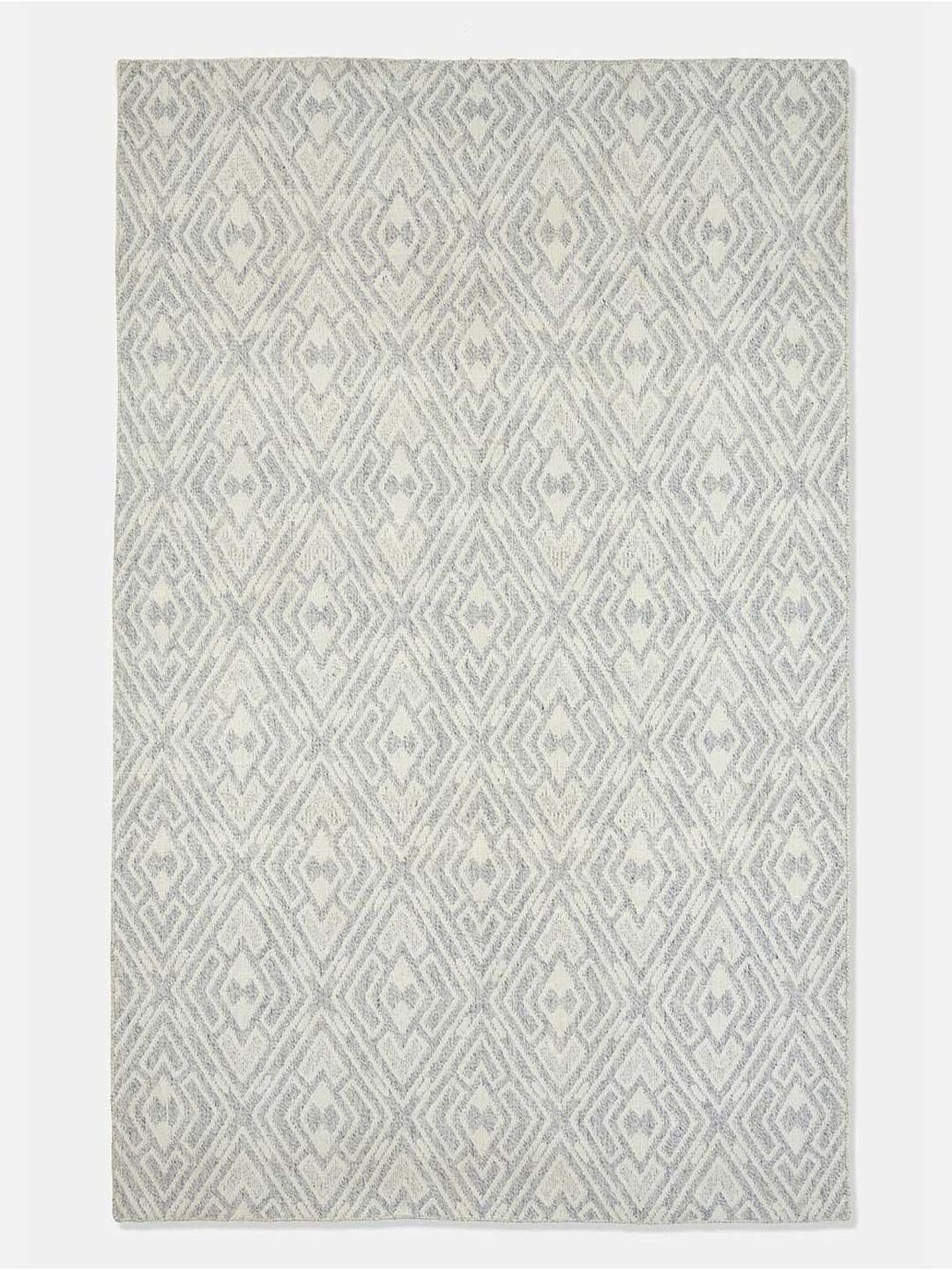 Fabindia Grey Polyester 1800 GSM Dhurrie