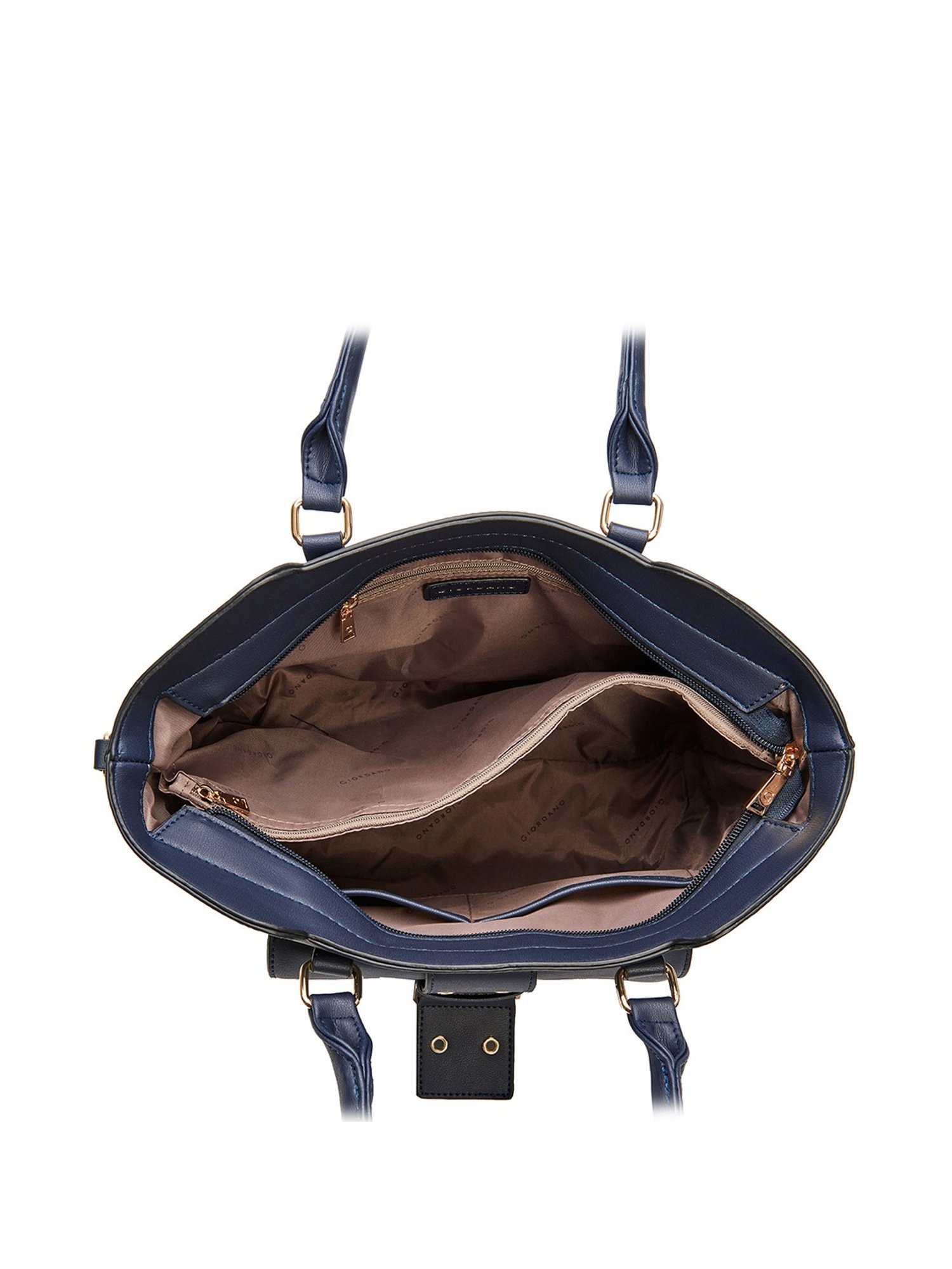 Giordano Blossoms 2020 Navy Solid Medium Shoulder Handbag