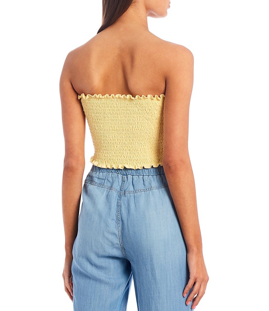 Double Zero Smocked Tube Top