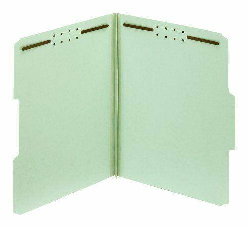 Globe-weis 100% Recycled Presssboard Folder With Fastener - Letter - 8.50" X 11"