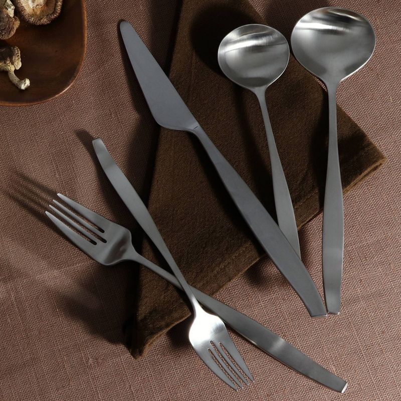Gourmet Settings 20pc Balance Satin Flatware Set