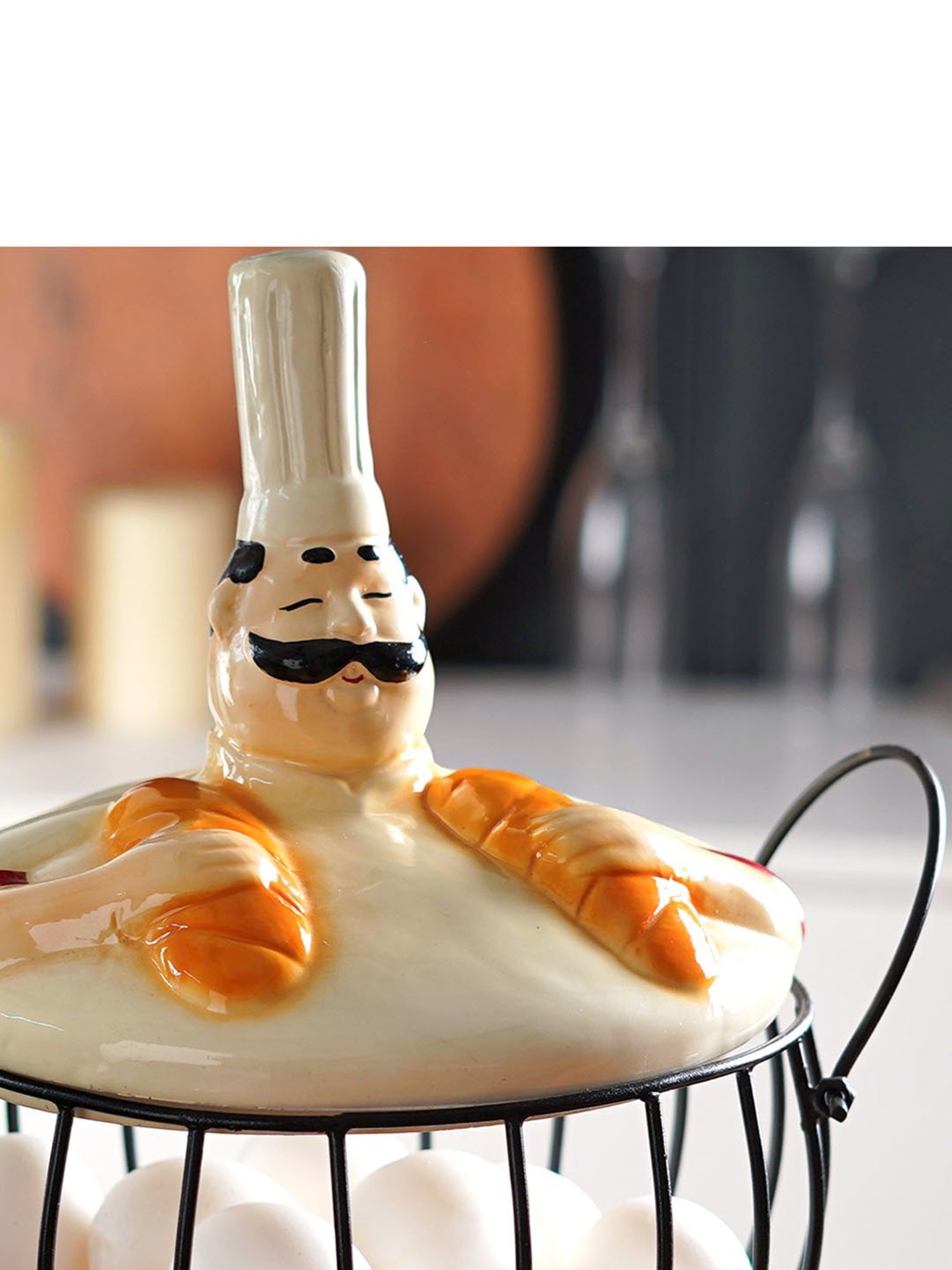 VarEesha Brown & Black Bamboo Multi-Purpose Basket - Set of 1