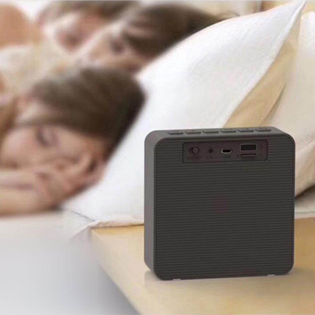 JT2605 Wireless Bluetooth Speaker LED Alarm Clock Hands-free Support TF Card