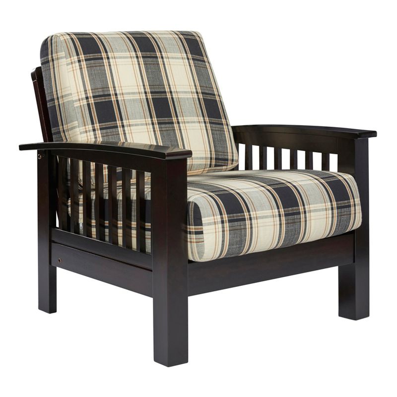 Maison Hill Mission Style Armchair - Brown / Black - Handy Living