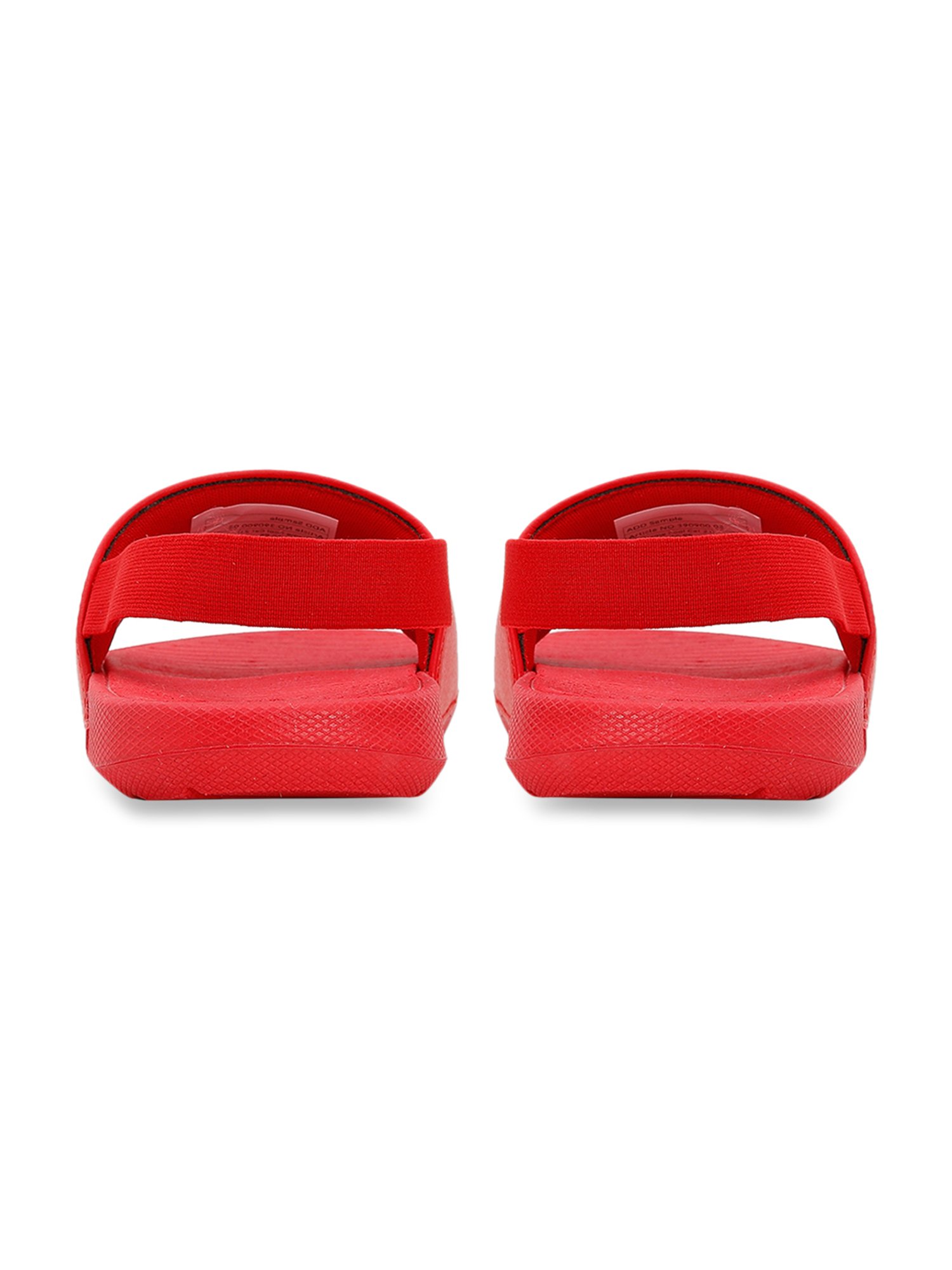 Puma Kids Red & Black Back Strap Sandals