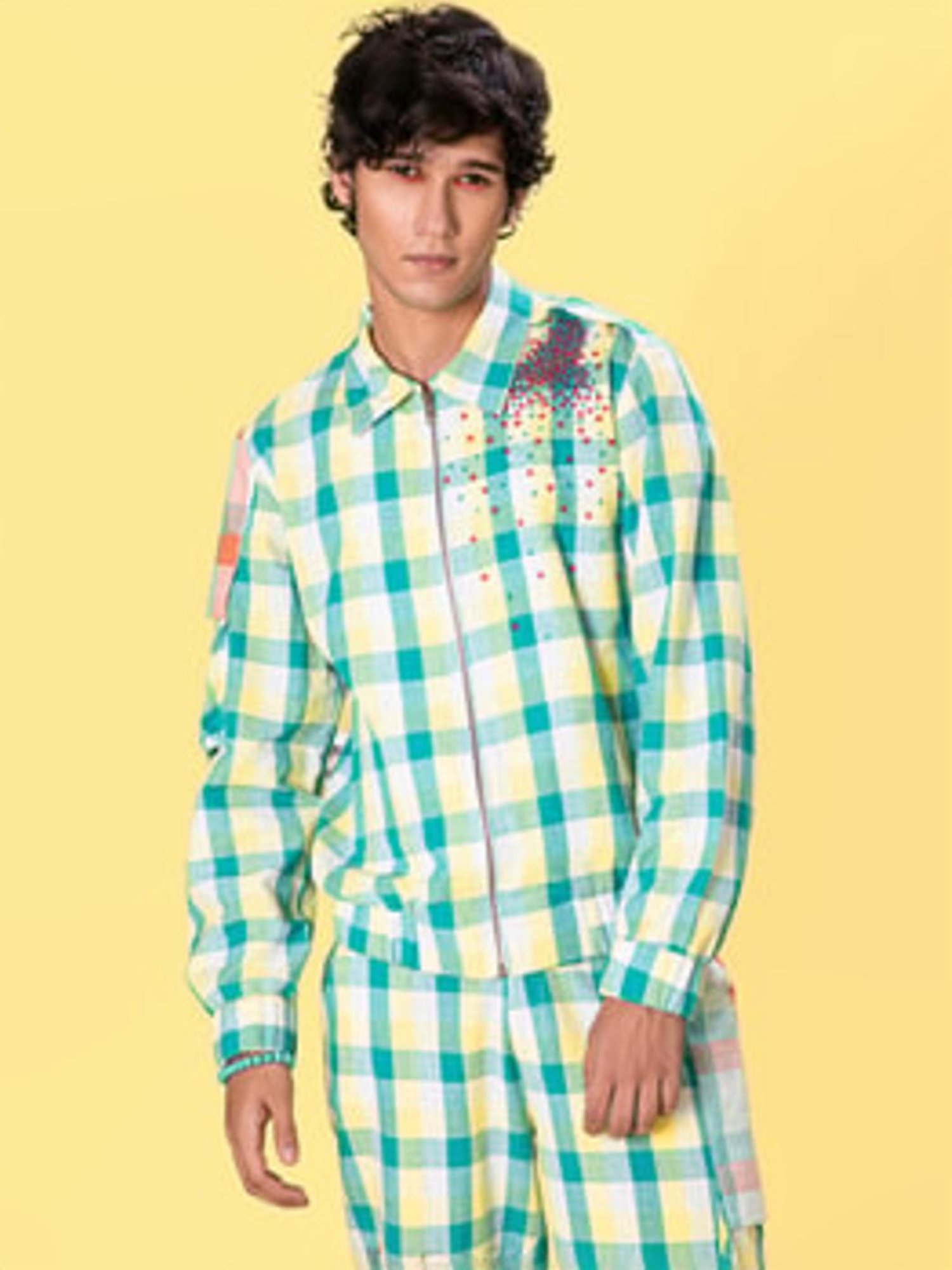 Anushe Pirani Yellow Of Myriad Minds Bomber Jacket