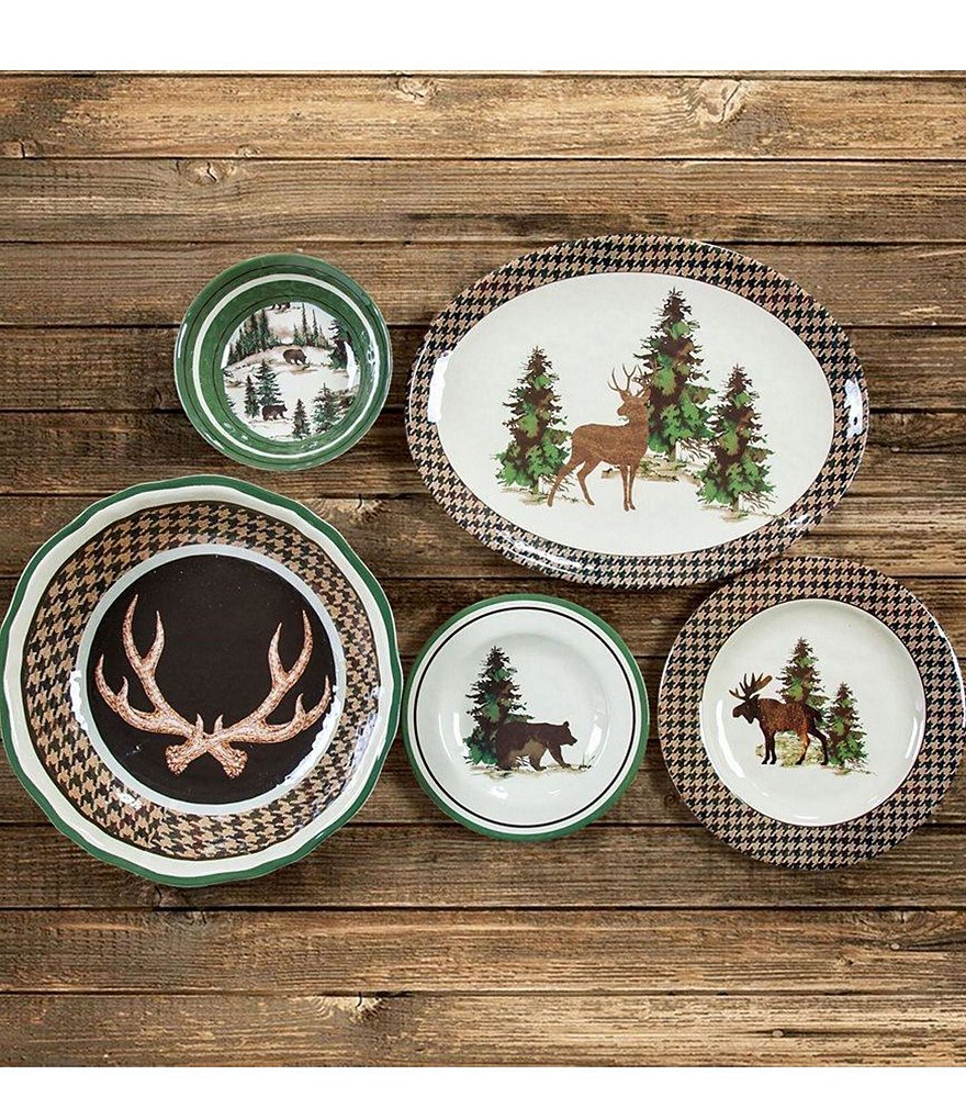 HiEnd Accents Bear Melamine Bowl, Set of 4