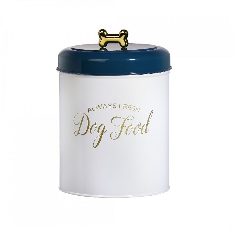 Amici Pet Maltese Metal Food Canister, 140oz