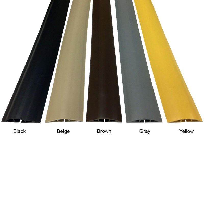 Small Plastic Cord Cover - 5FT - Brown