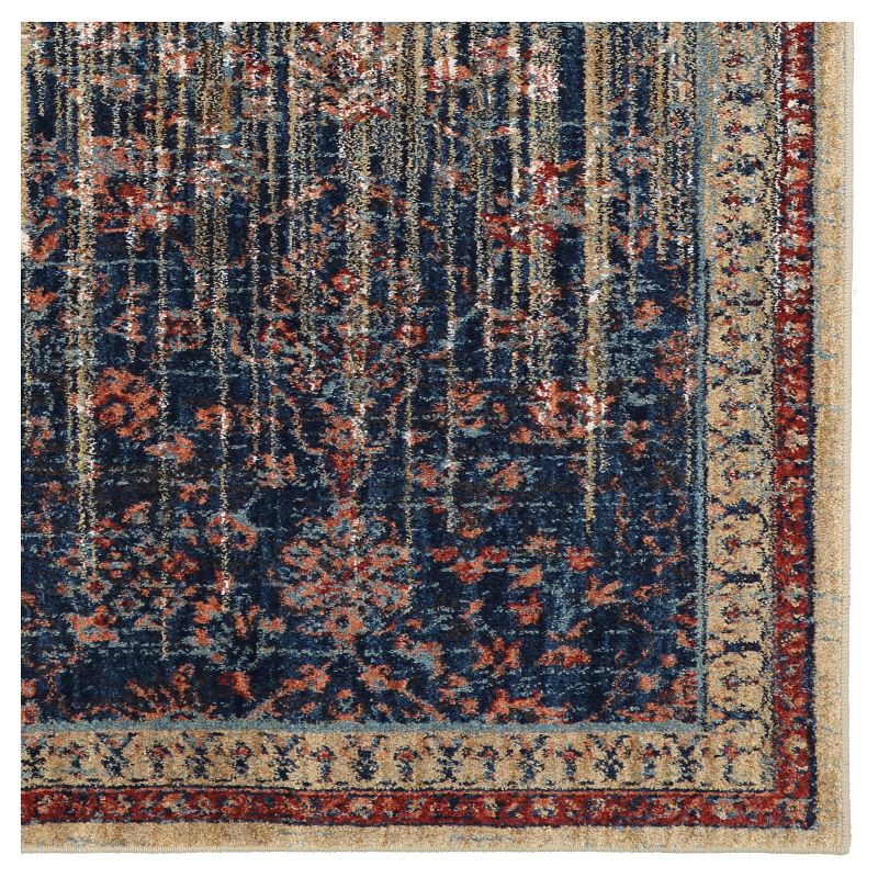 Gold Floral Woven Area Rug 5'X7' - Karastan