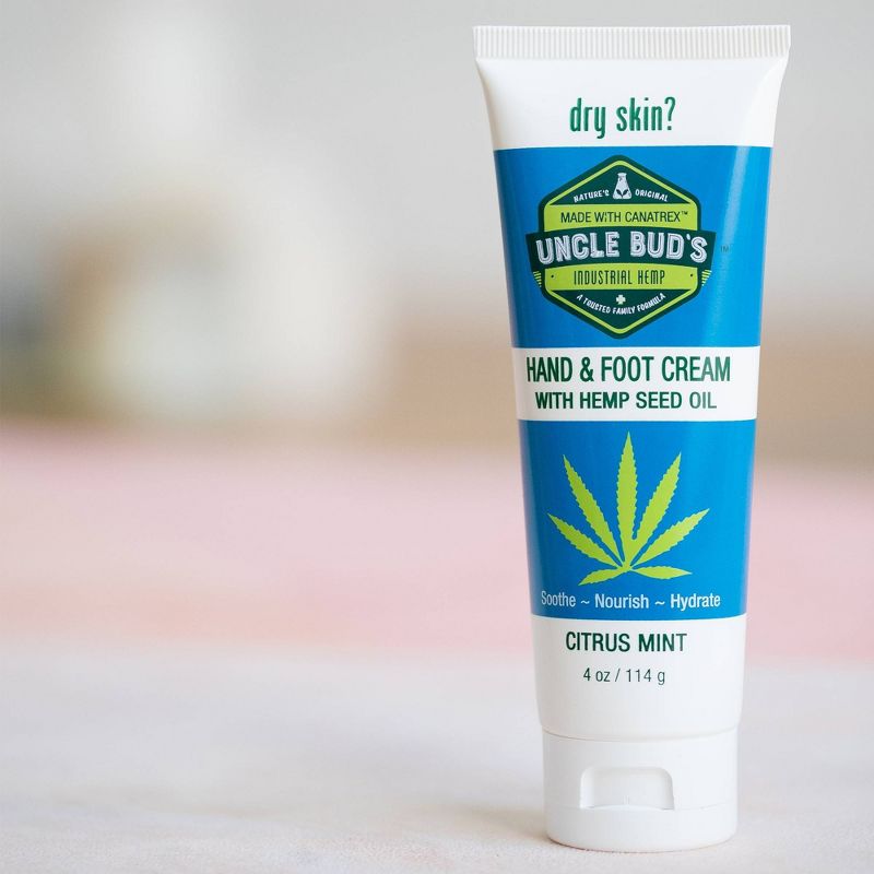 Uncle Bud's Hemp Hand and Foot Cream - 4oz