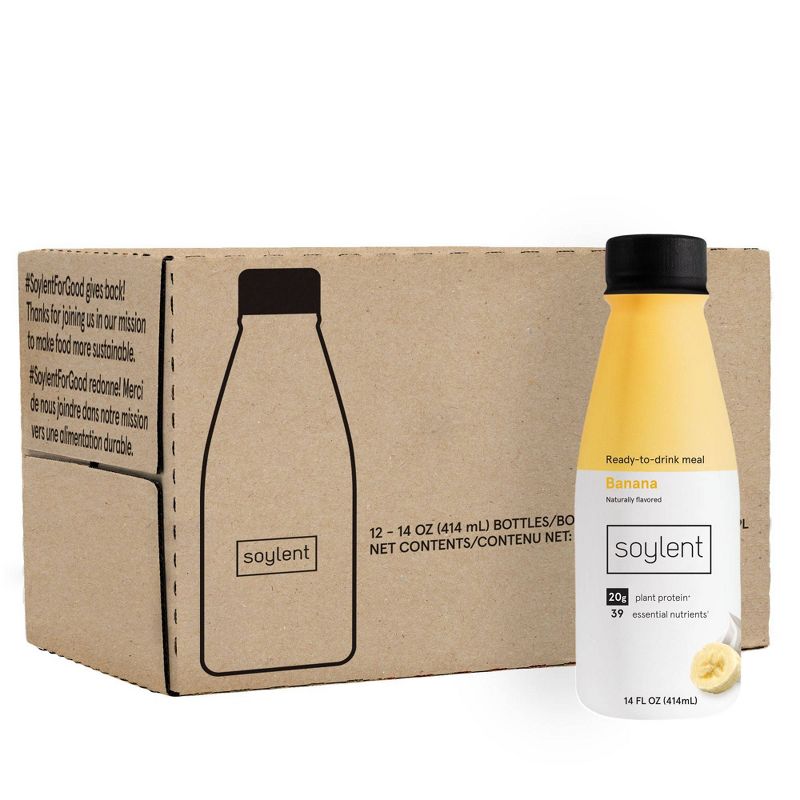 Soylent Nutritional Shake - Banana- 12pk/14 fl oz