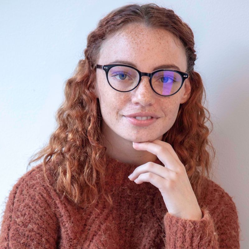 Umizato Blue Light Glasses Women Small Face, Best Blue Blockers for Boss Lady and Men, Computer Gaming, Watching TV - Eye Strain Relief, UV Blocking, Migraine Sensitivity Relief (MANILA in Tortoise)