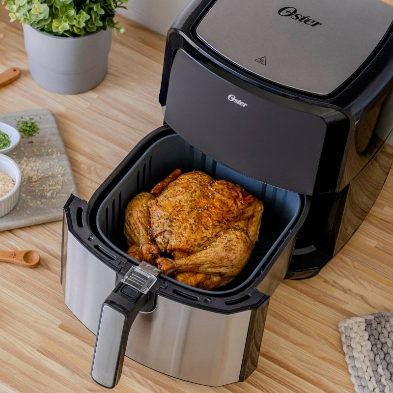 Oster DiamondForce Nonstick  XL 5qt Digital Air Fryer with 8 Functions - Black