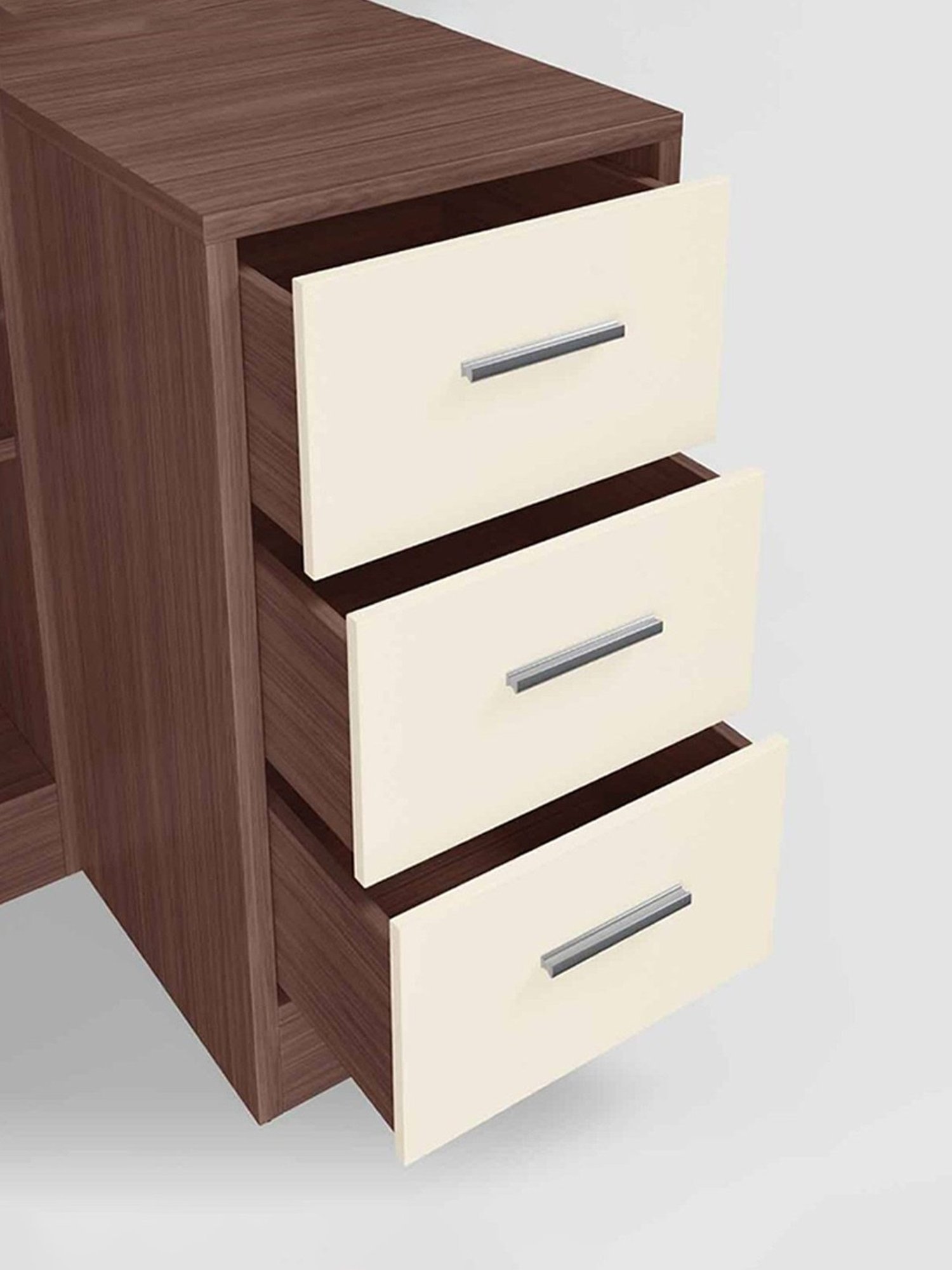 Godrej Interio Aero Valigny Oak Engineered Wood Standerd Dressing Table