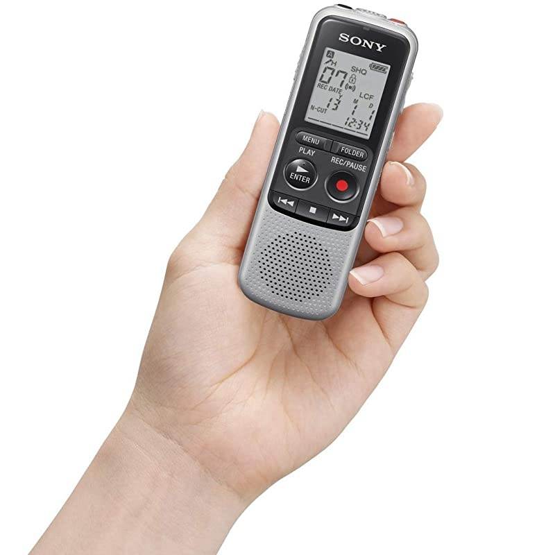 ICDBX140 4GB Digital Voice Recorder with EVA Hard carryign case and 2 Extra AAA Stamina Batteries