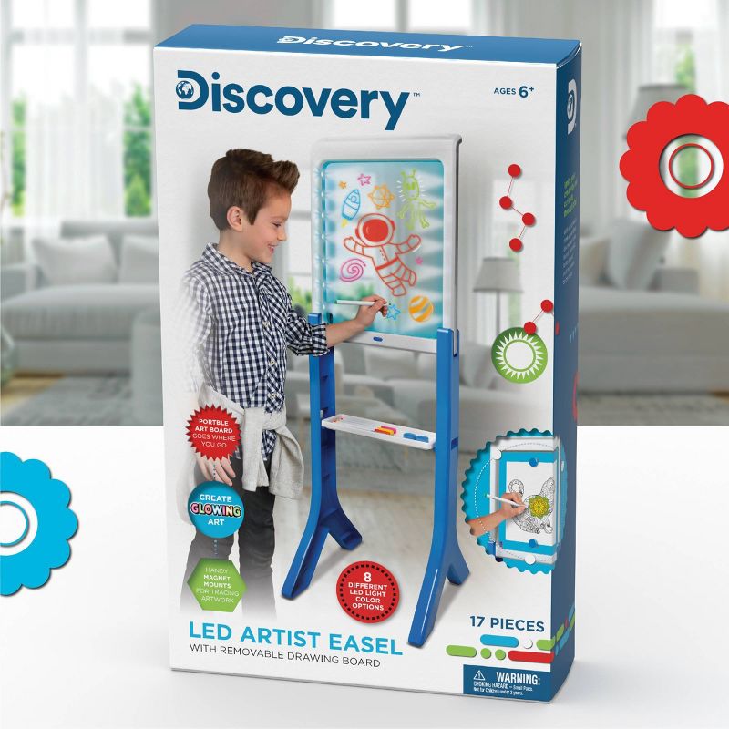 Floor Standing Toy Easel Light Designer - Discovery Kids