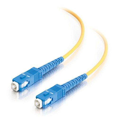 C2G/Cables to Go 37132 SC/SC Simplex 9/125 Single-Mode Fiber Patch Cable (10 Meters, Yellow)