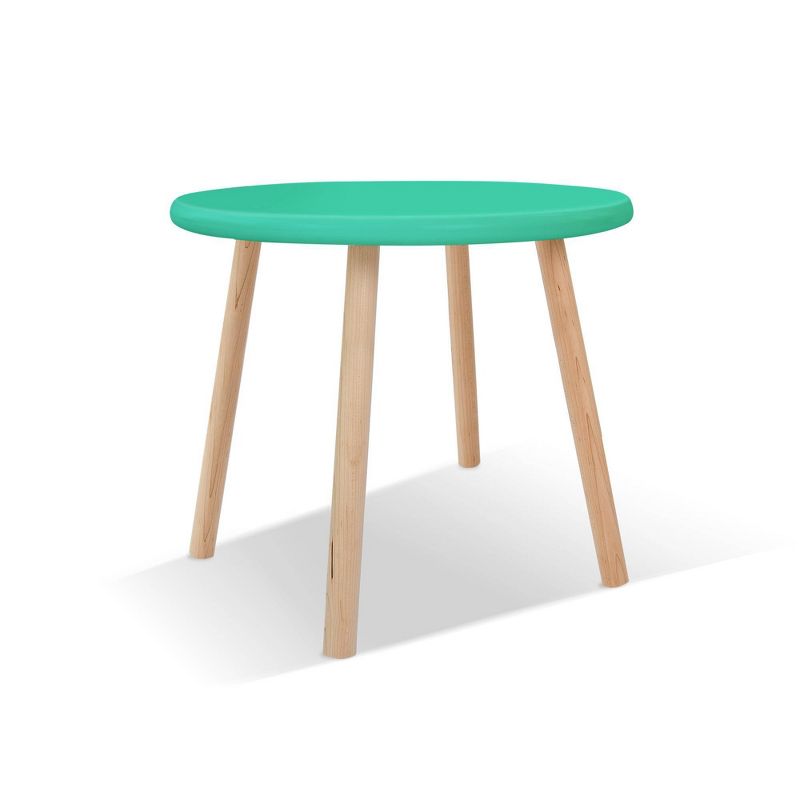23.5" Peewee Round Kids' Table Maple/Mint - Nico & Yeye