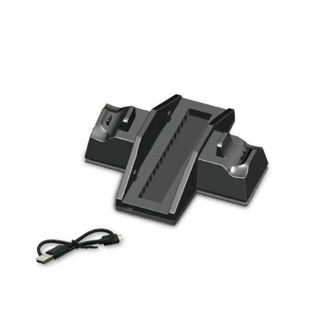 OSTENT 3 in 1 Multi Function Charger Charging Dock Power Station Stand Mount for Sony PS4/Pro Console