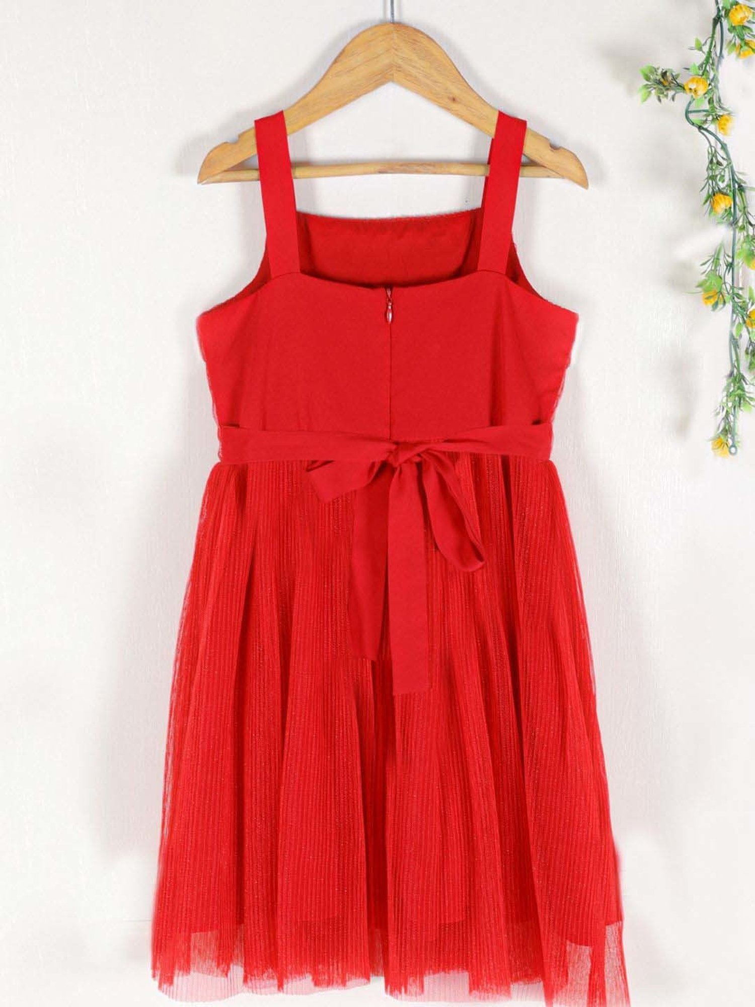 KidsDew Red Regular Fit Dress
