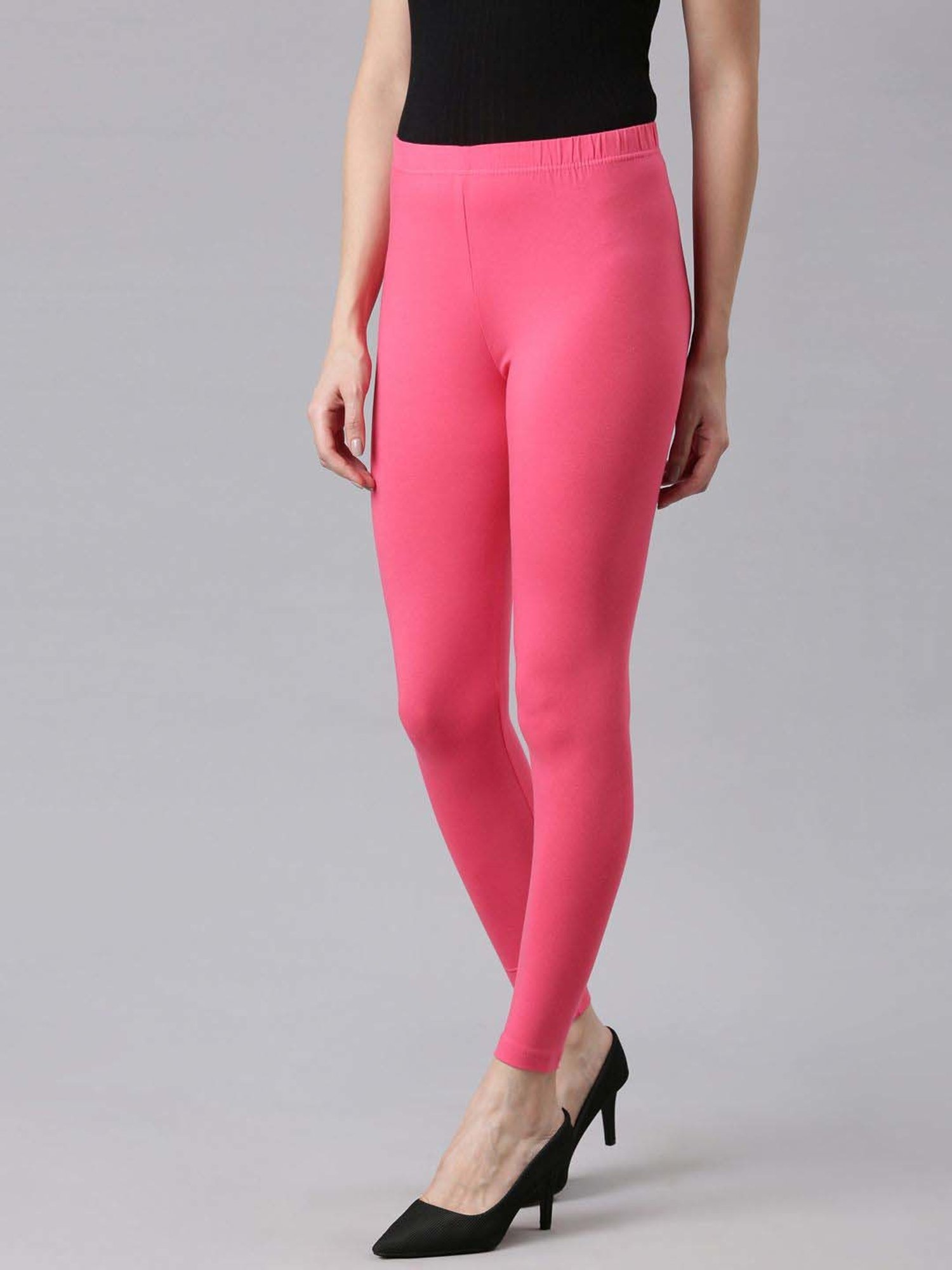 Dixcy Slimz Pink Mid Rise Leggings