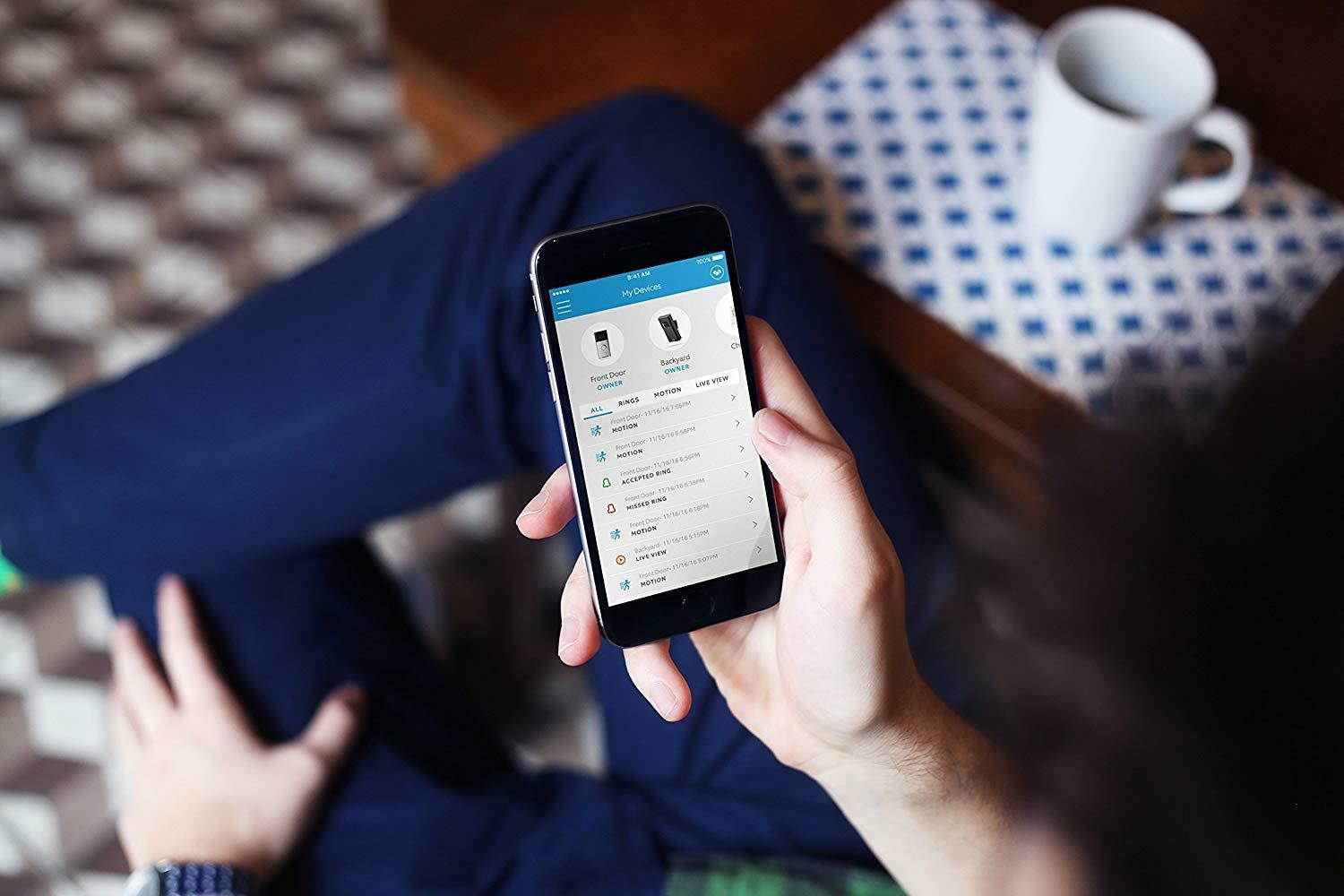 Ring Video Doorbell (2nd Gen) 1080p HD - Silver