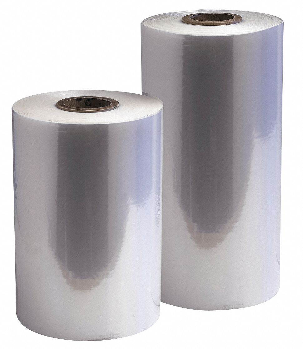 Gps Shrink Film Shrink Wrap Film,Polyolefin,75 ga  IK7F1800