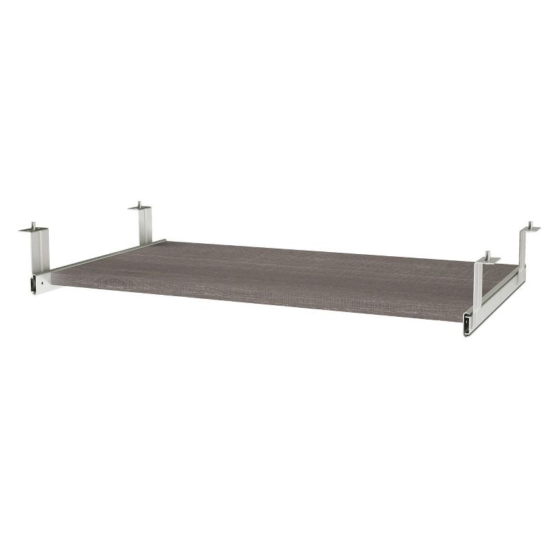 I3 Plus Keyboard Shelf Bark Gray - Bestar
