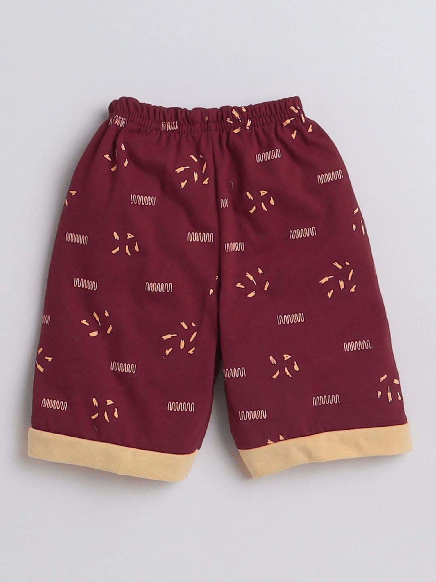 Fourfolds Unisex Fawn Printed Clothing Set