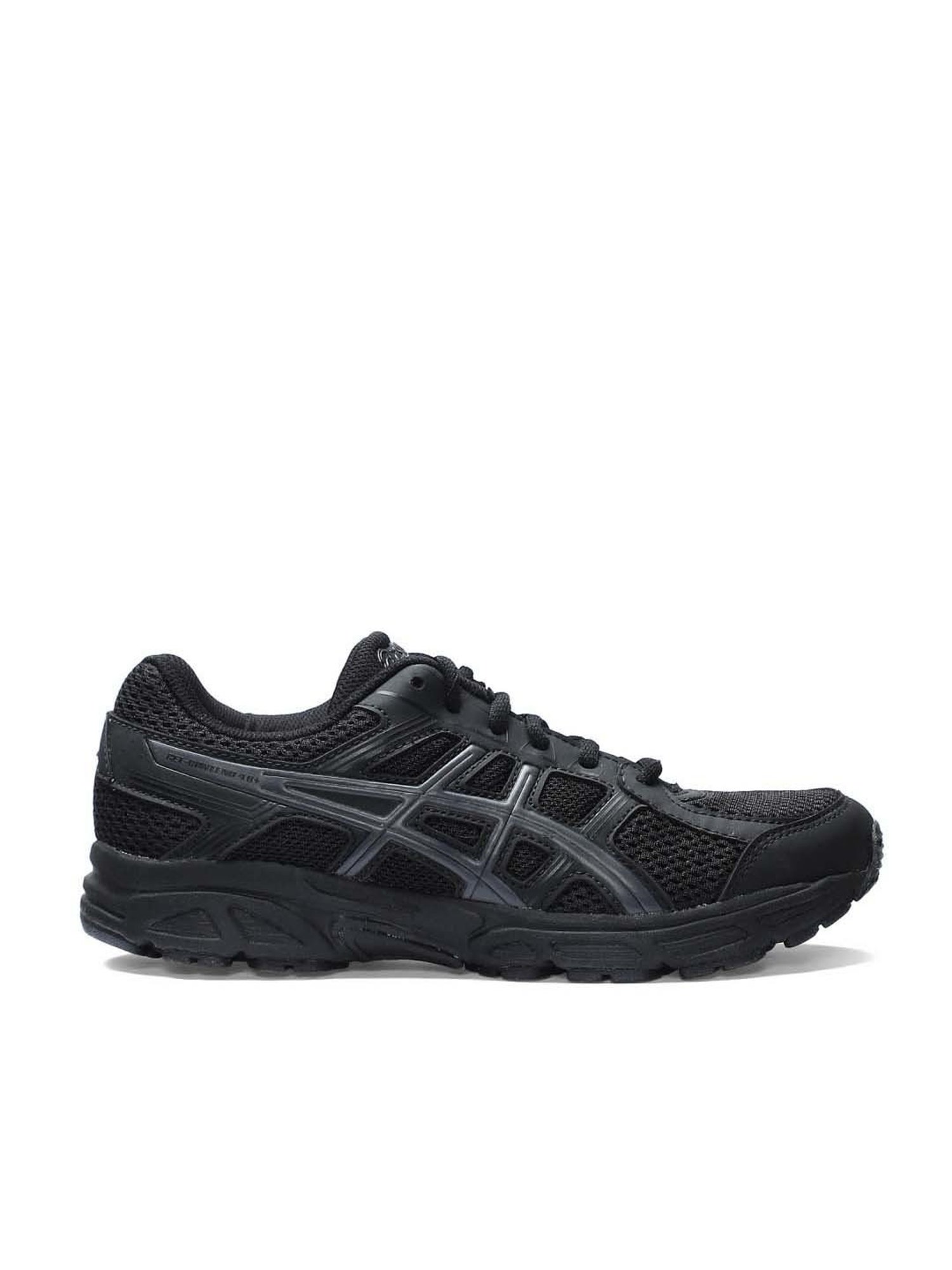 Asics Kids CONTEND 4B + Black Lace-Up Shoes