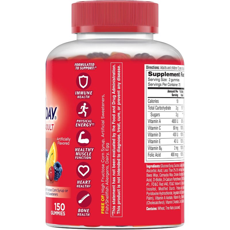 Vitafusion Organic Men's Multivitamin Gummies - Fresh Strawberry - 90ct