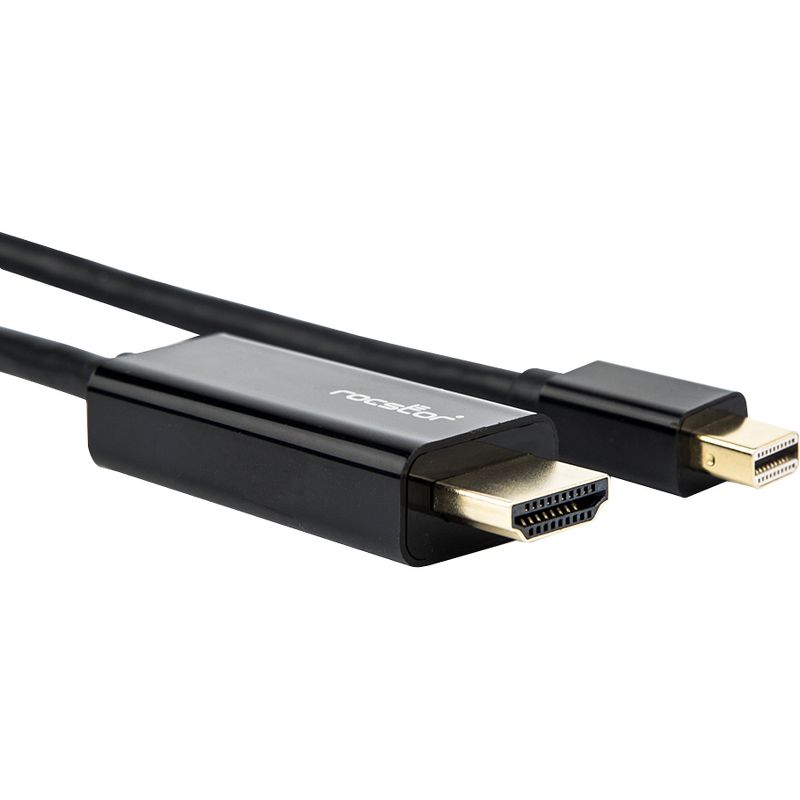 Rocstor Y10C197-B1 Premium Mini DisplayPort to HDMI Cable - 10 ft. (3m) - 4K/2K
