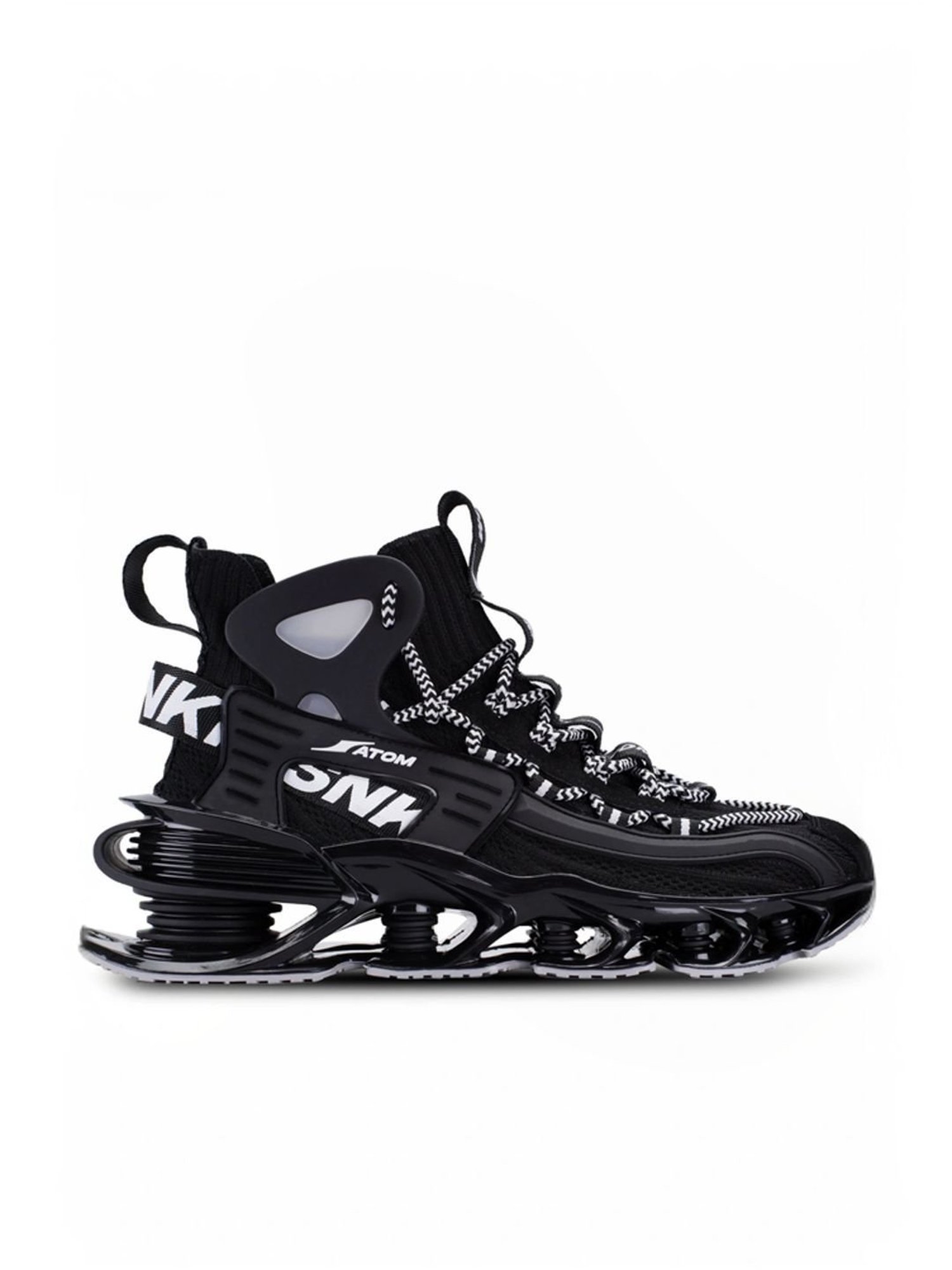 Atom Men's Alpha Predator Black Running Shoes