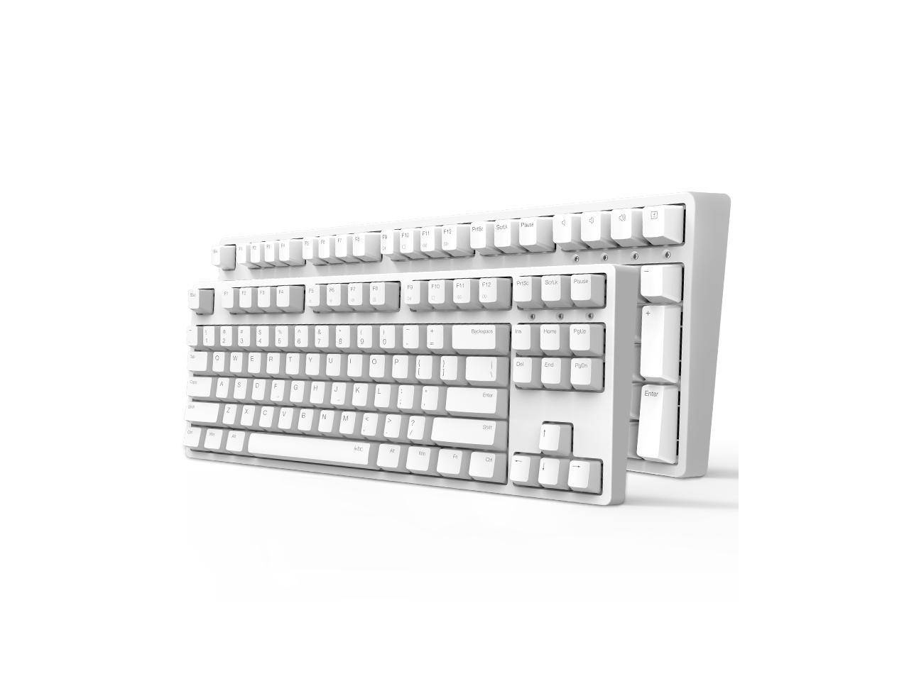 iKBC Typeman W200  2.4Ghz Wireless 87 keys PBT Keycaps Mechanical Gaming Keybaord-Cherry MX Blue( Black)