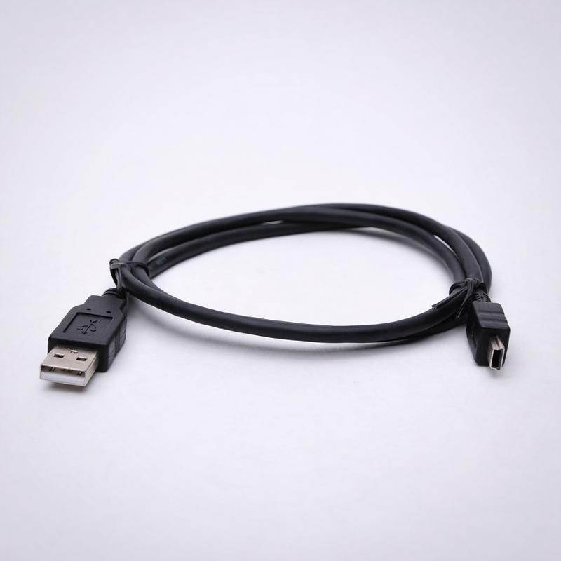 FireFold USB-3-5PMINI USB to USB Mini Cable - 5 Pin - USB 2.0 handle up to 480 Mbps transmission - 3 feet 28 AWG - black for GoPro Hero 3+, Hero HD, PS3 Controller, Cell Phones, MP3 Players, Dash Cam