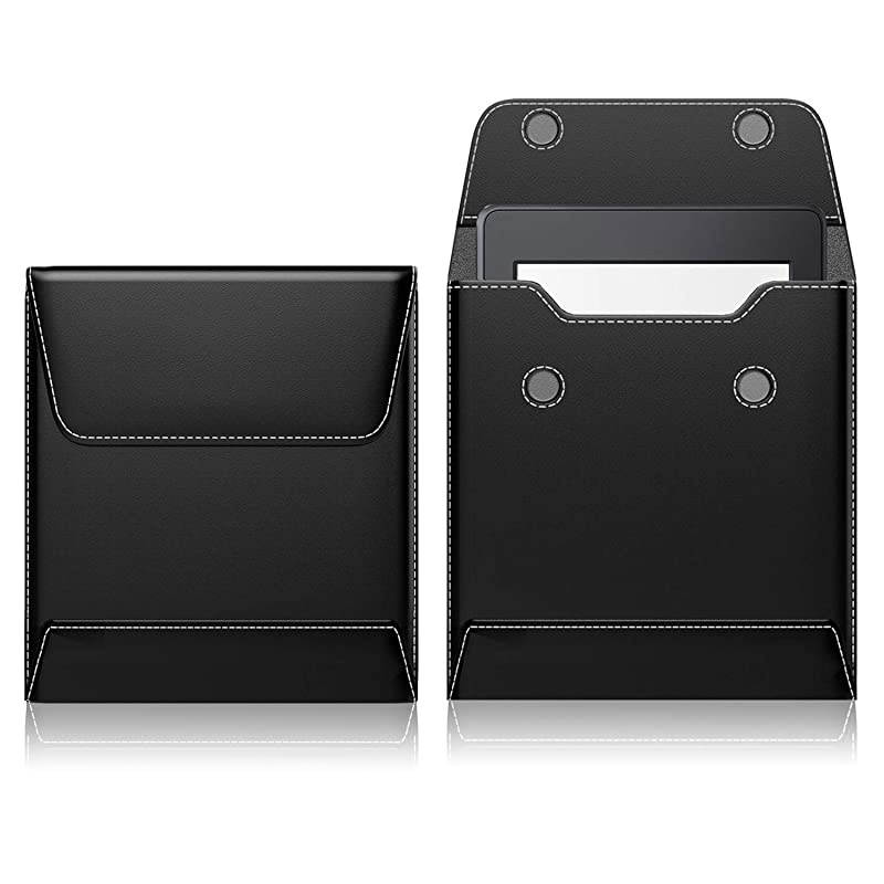 6" Sleeve Case Compatible with All New Kindle 10th Gen 2019/Kindle Paperwhite 2018, PU Leather Pouch Protective Bag Cover Fits Kindle Voyage/Oasis 6"/Kindle 8th Gen E-Reader - Light Brown