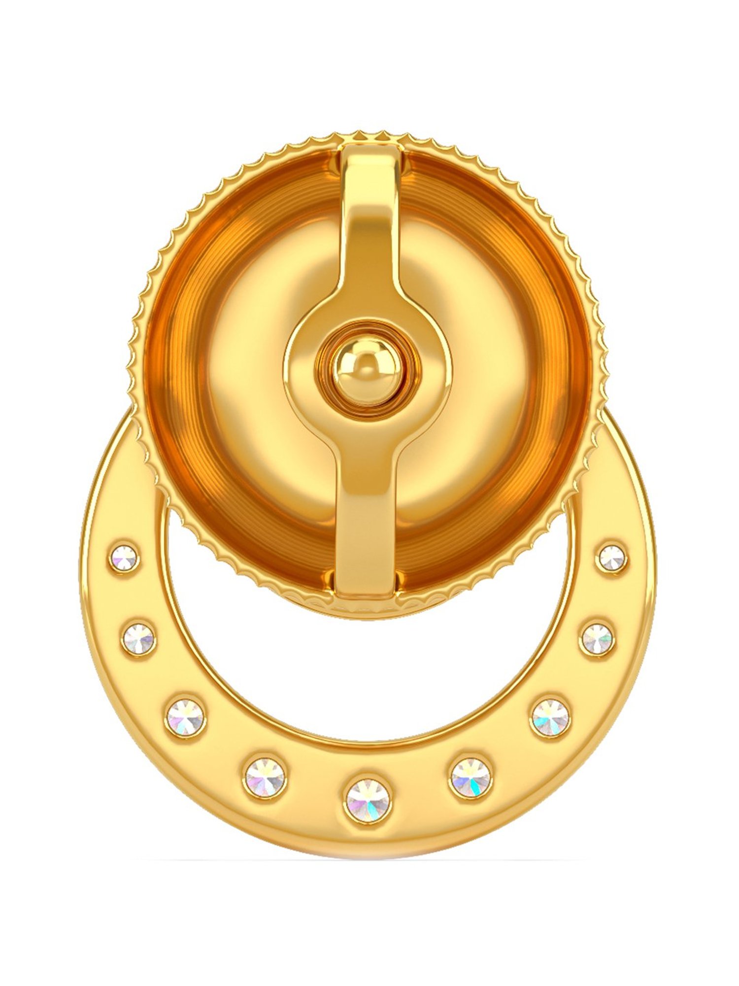 P.C. Chandra Jewellers 18 kt Gold & Diamond Earrings