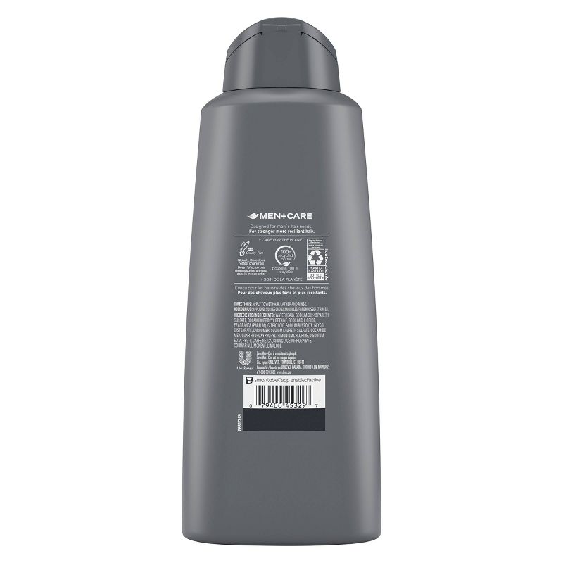 Dove Men+Care Fortifying 2-in-1 Shampoo and Conditioner for Deep Clean and Fortified Hair Thick and Strong with Caffeine - 20.4 fl oz