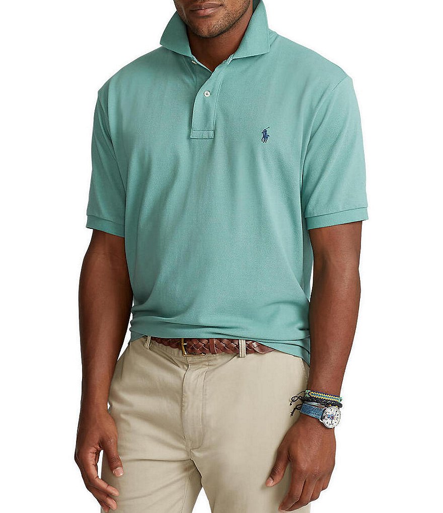 Cutter & Buck Big & Tall Prospect Textured Performance Stretch Short-Sleeve Polo Shirt