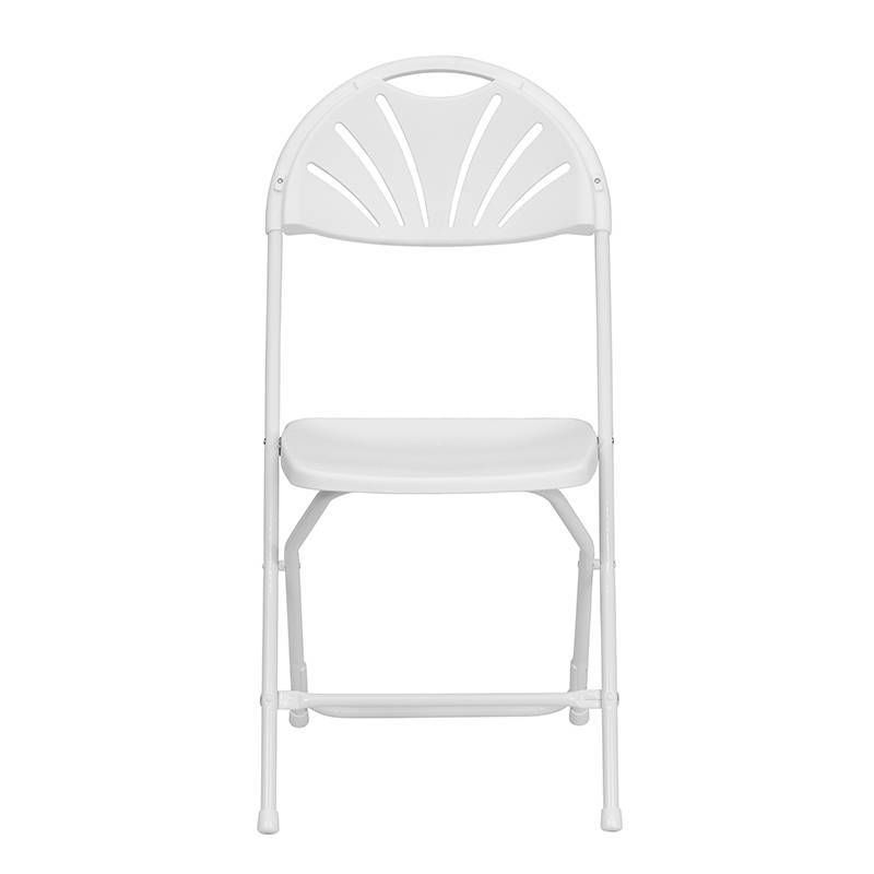 Plastic Folding Chair White - Riverstone Furniture Collection
