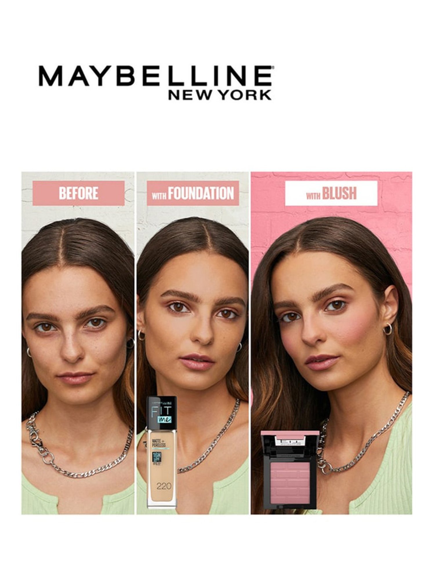 Maybelline New York Fit Me Mono Blush - 20 Hopeful,4.5 g