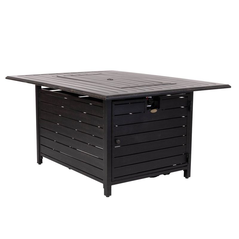 Longmont Aluminum Rectangle Fire Pit - Fire Sense