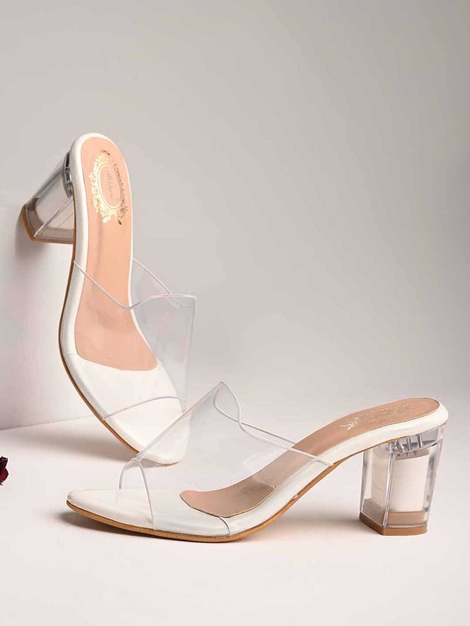 Shoetopia Women's White Casual Sandals