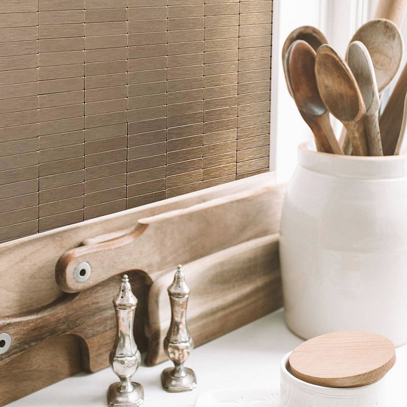 DIP Design is Personal 10pk Copper 12'' x 12'' Tiles Backsplash