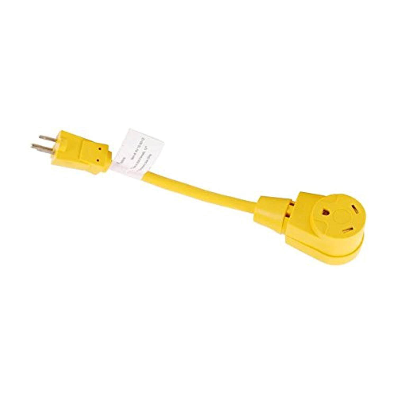 aleko rv15-30-12 adaptor 15amp male to 30amp female