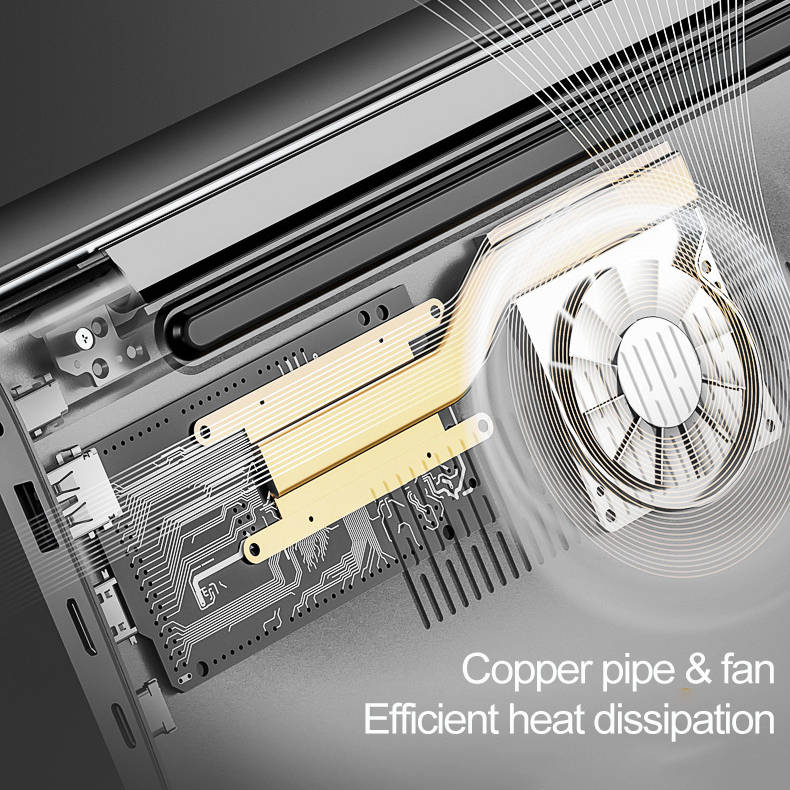 Lemonra Laptop AMD Ryzen R5 2500U, Quad-core and 8 threads Core Graphics Vega 8CU 15.6" Full 1920*1080 HD Display VSR Screen,DDR4 8G Dual Channel, Windows 10, M.2 256GB SSD With Backlight